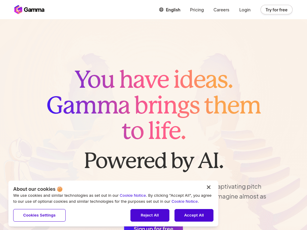 Gamma screenshot