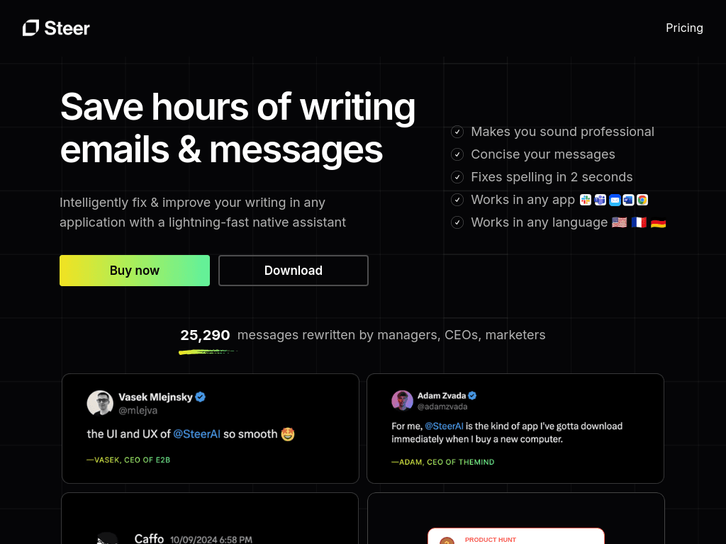 Steer screenshot