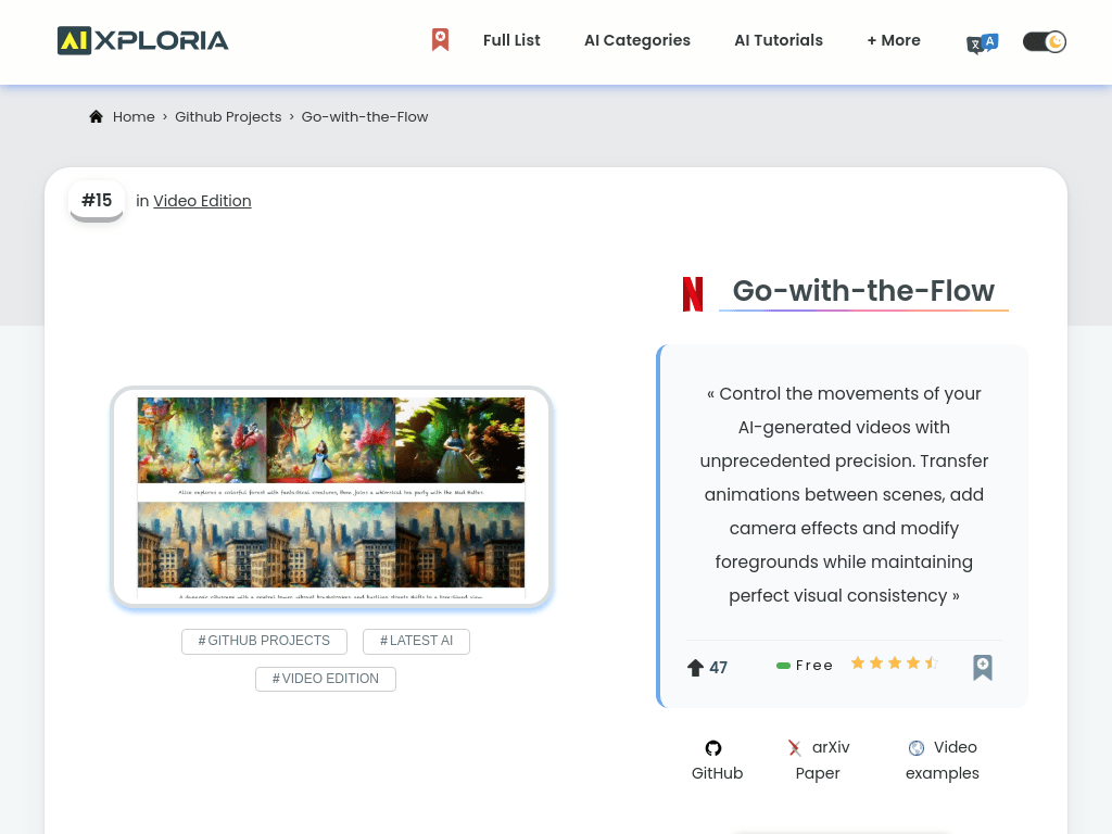 Aixploria screenshot