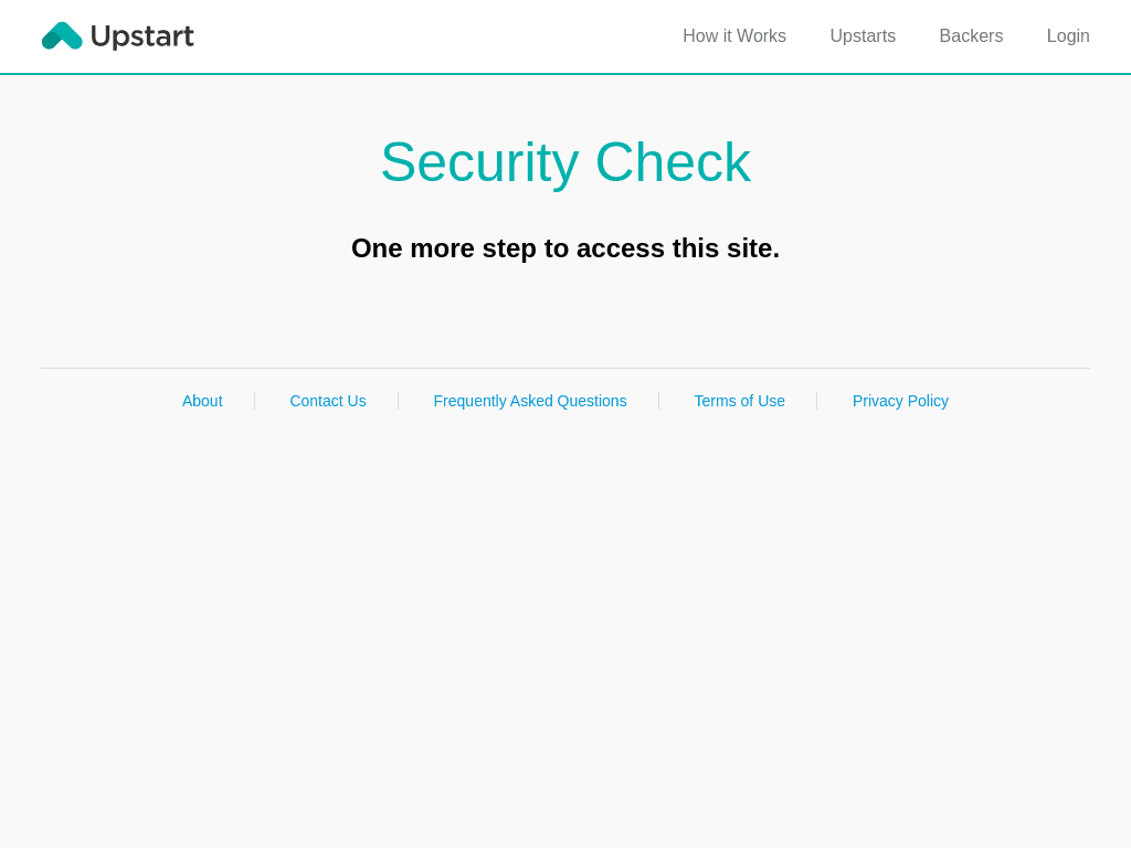 Upstart screenshot