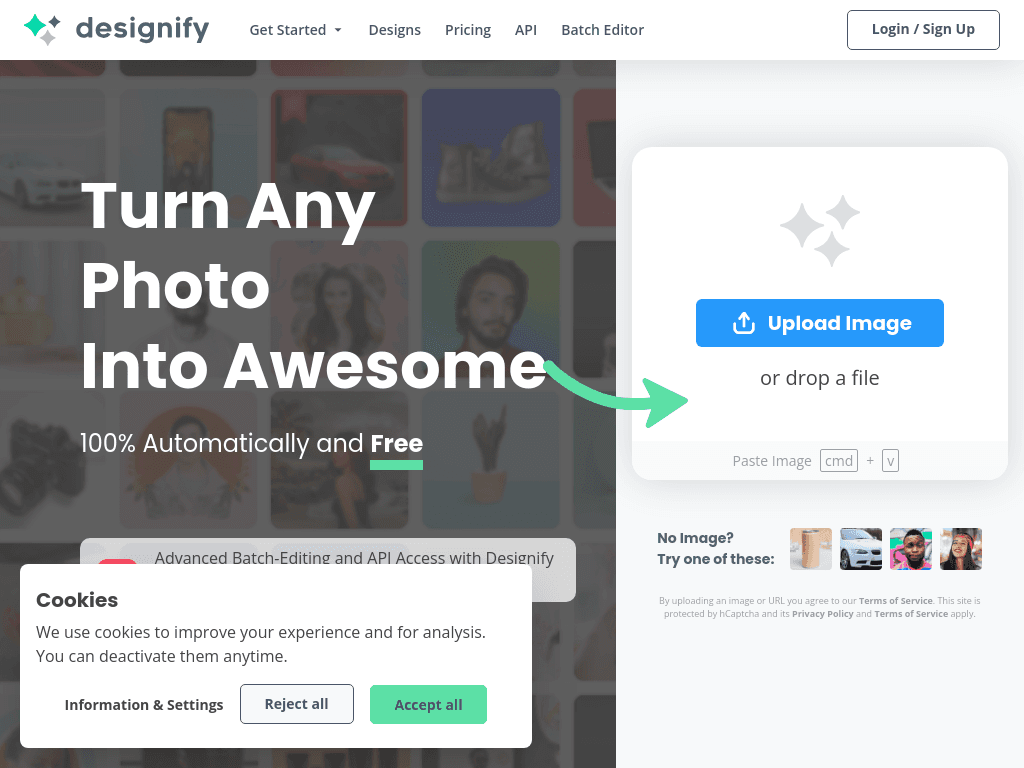 Designify screenshot