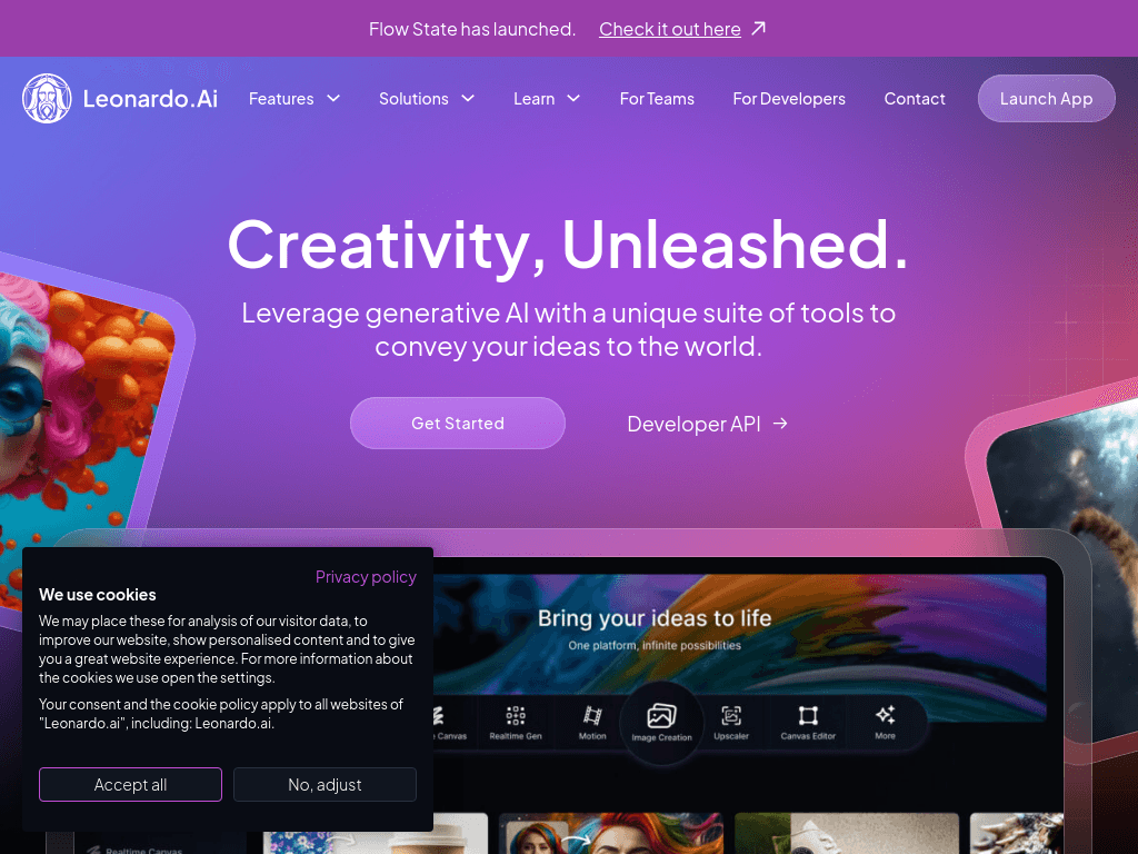 Leonardo.AI screenshot