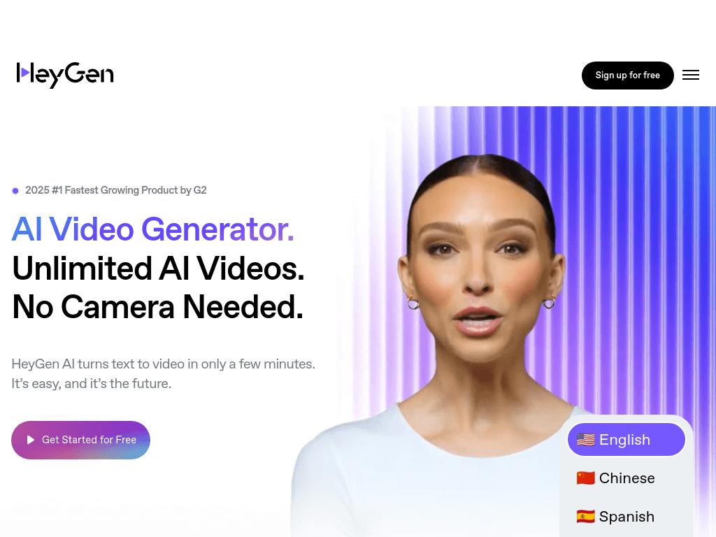 HeyGen screenshot