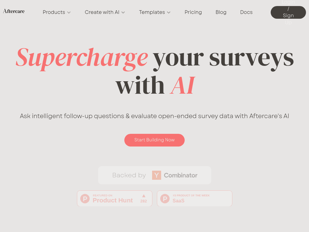 Aftercare screenshot