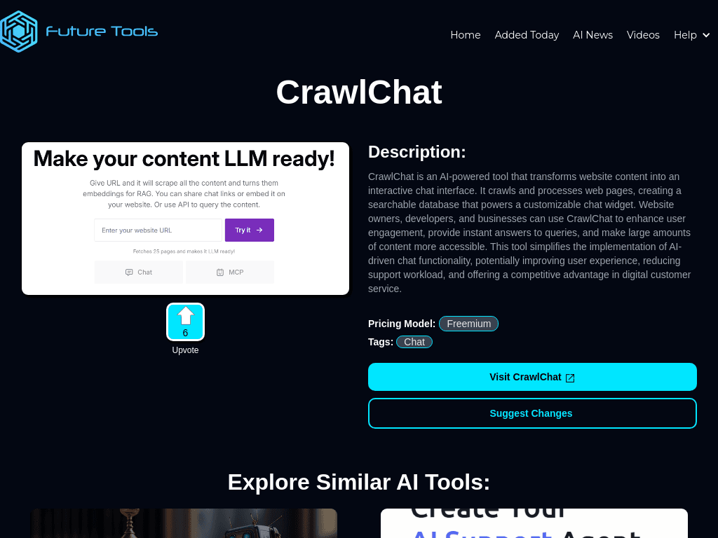 CrawlChat screenshot
