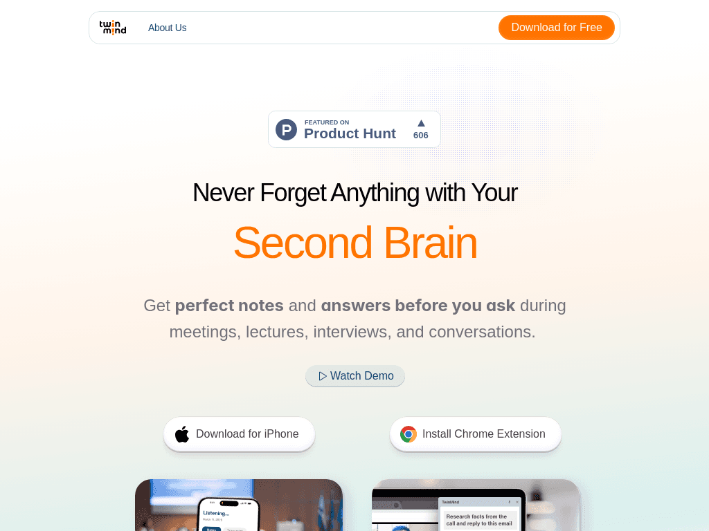 TwinMind AI screenshot