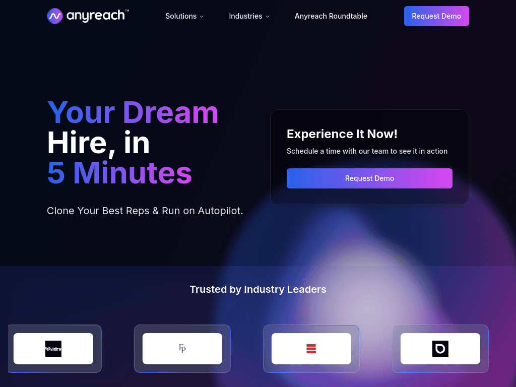 Anyreach screenshot