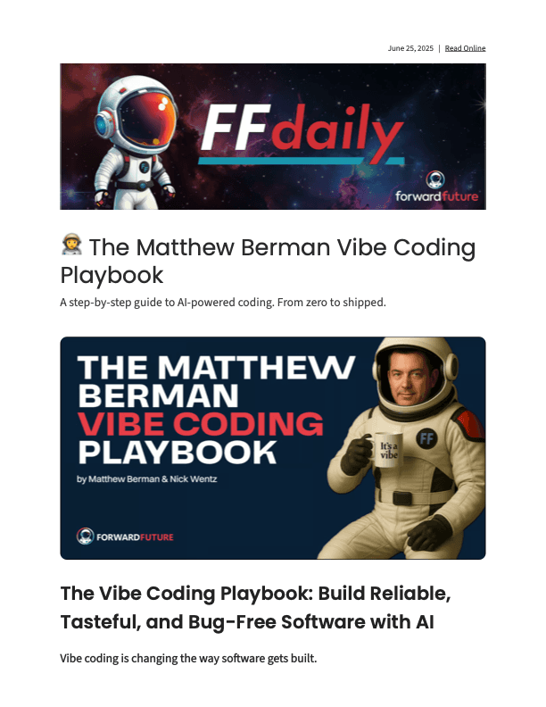 The Matthew Berman Vibe Coding Playbook
