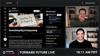 Forward Future Live | 02.13.26 | Guests from MOTS, Warp, & Shield AI