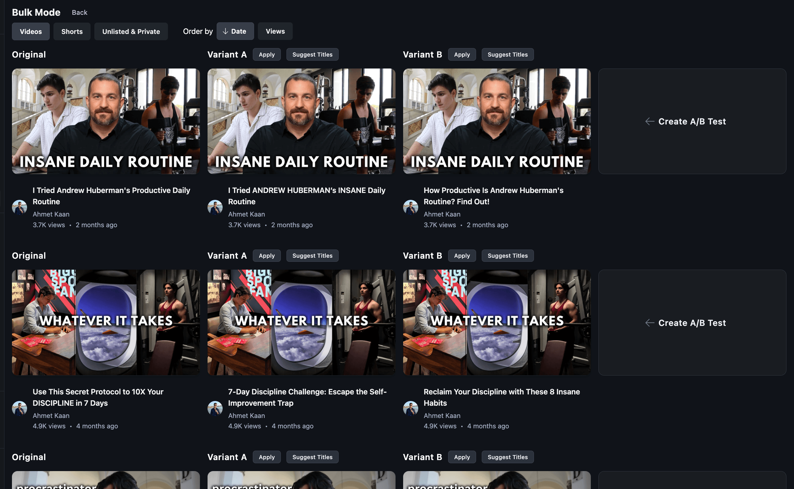 Agent Gold - Your Personal YouTube Researcher Finding Your Next Outlier