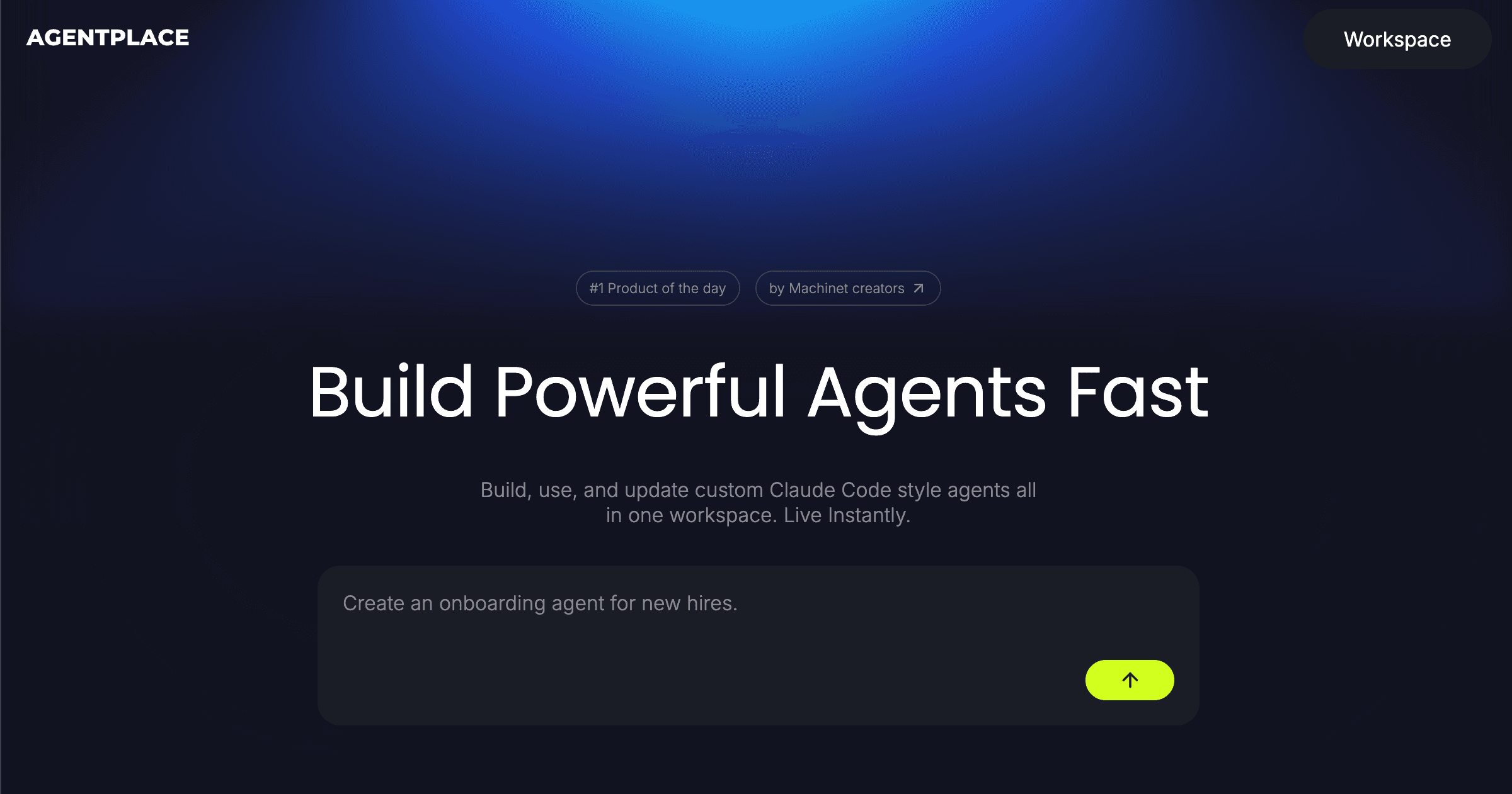 Agentplace — AI Agents That Serve Your Customers