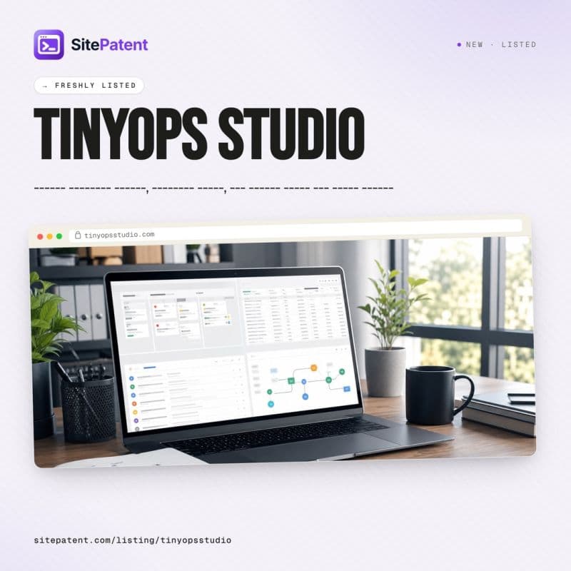 TinyOps Studio Boosts Ops Efficiency with AI-Powered Automation