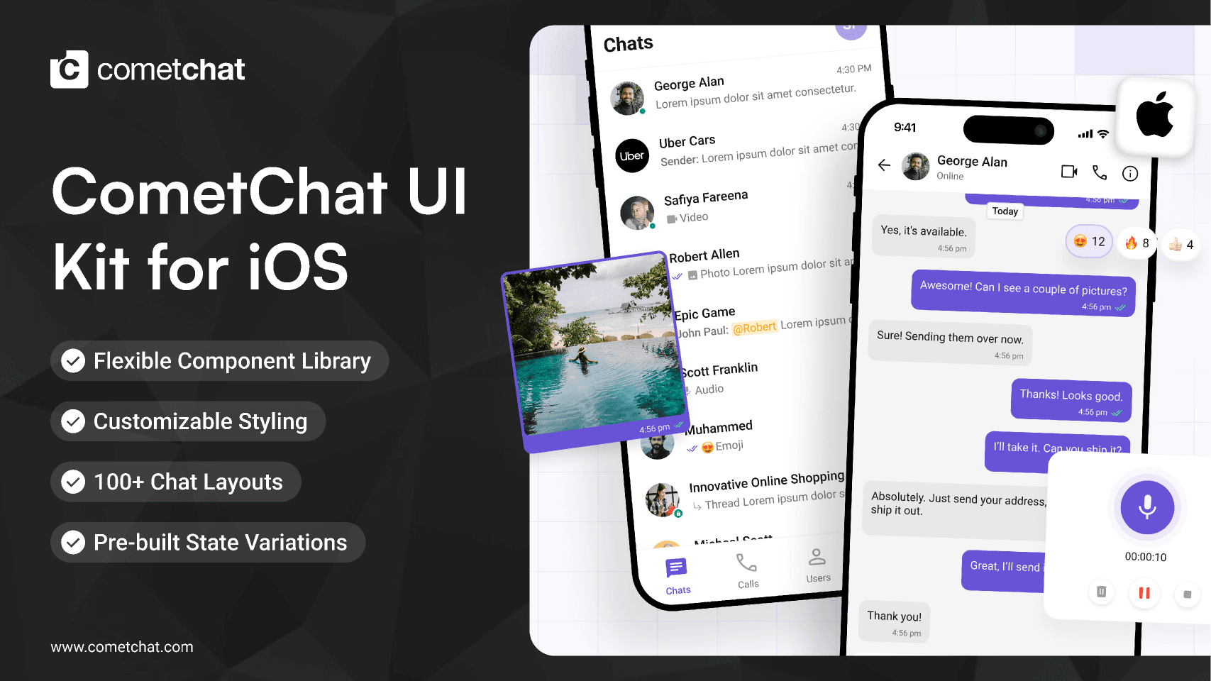 CometChat UI Kit for iOS