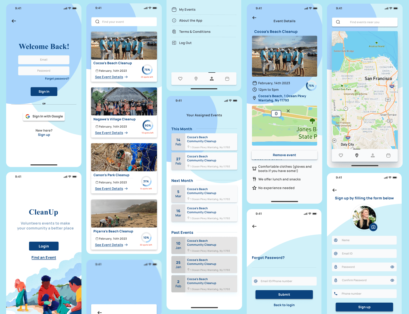 CleanUp Mobile App