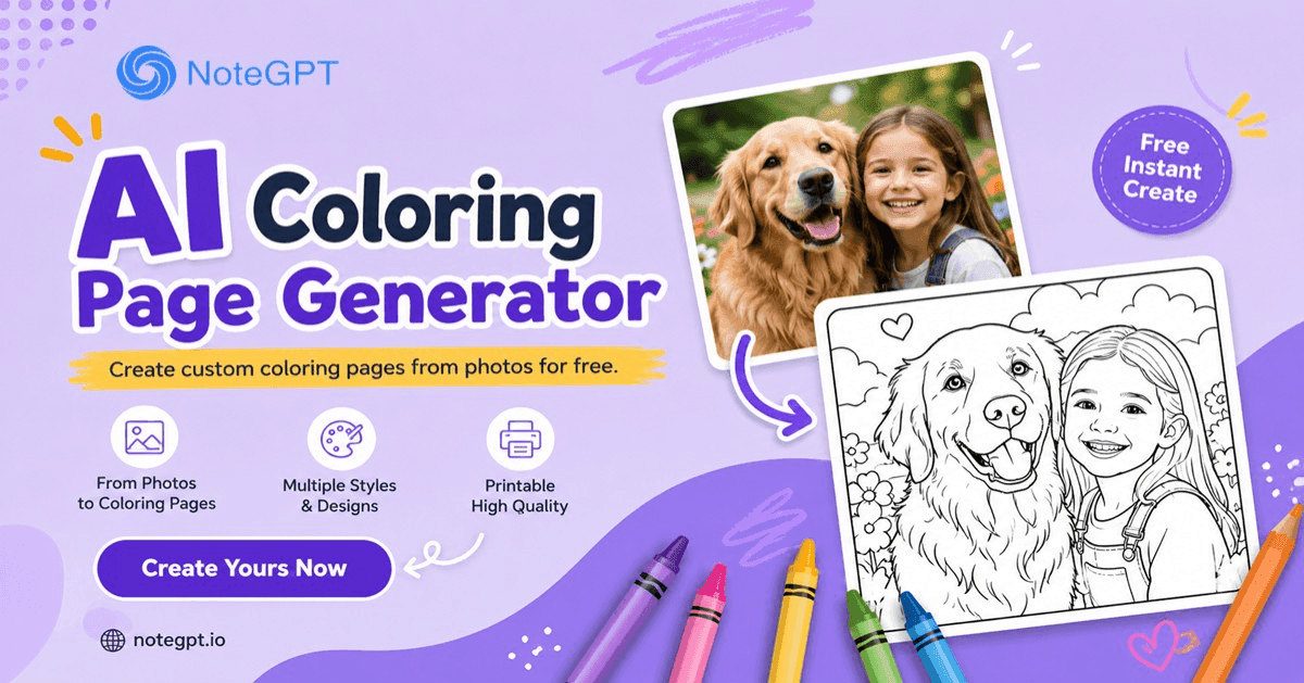 AI Coloring Page Generator