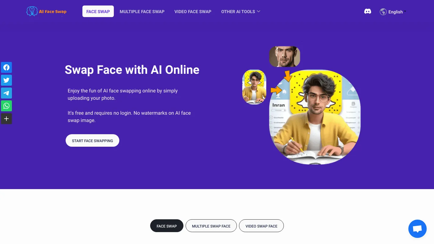 Best Face Swap AI Online Tools in 2025