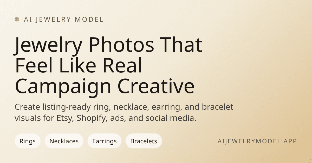 AI Jewelry Photography: Tools, Workflow & Examples