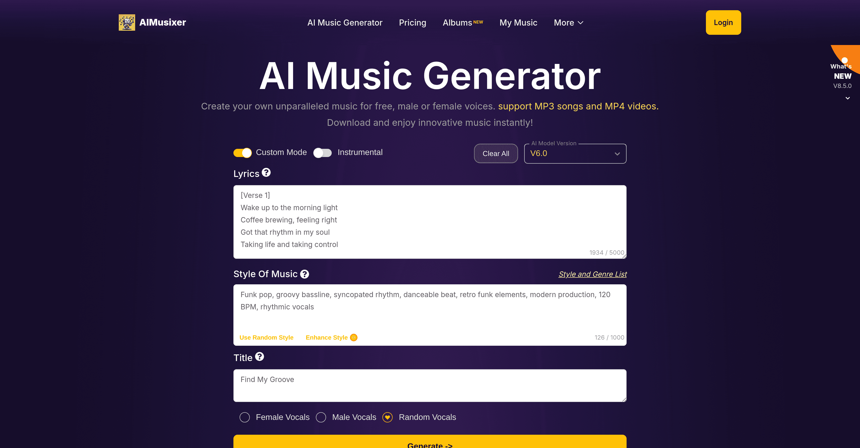 AIMusixer - AI Tool For Music