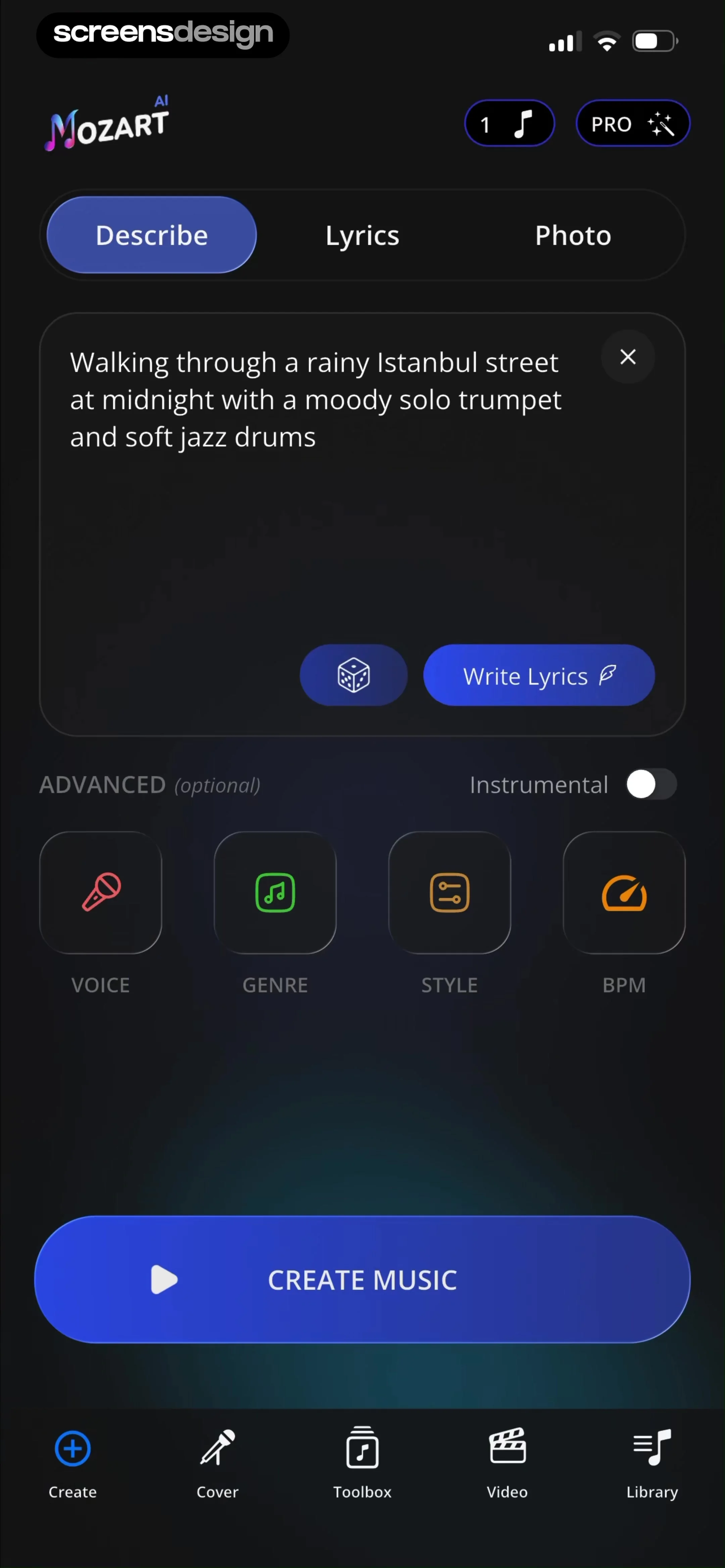 AI Song Generator: Mozart UI Breakdown