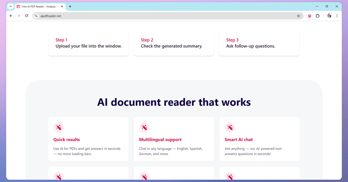 Free AI PDF Reader Features, Pricing, and Alternatives