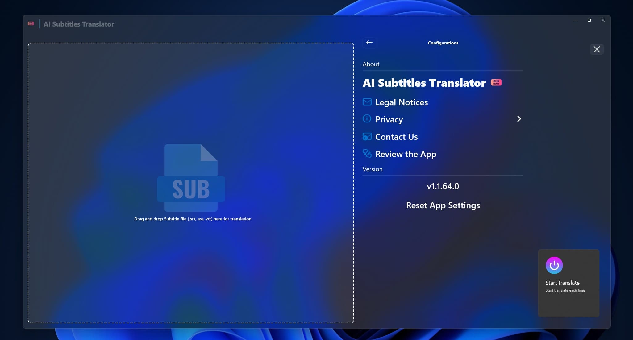 AI Subtitle Translator