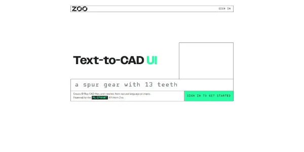 Text-to-CAD UI : Reviews, Price, Info & 27 Alternatives AI Tools