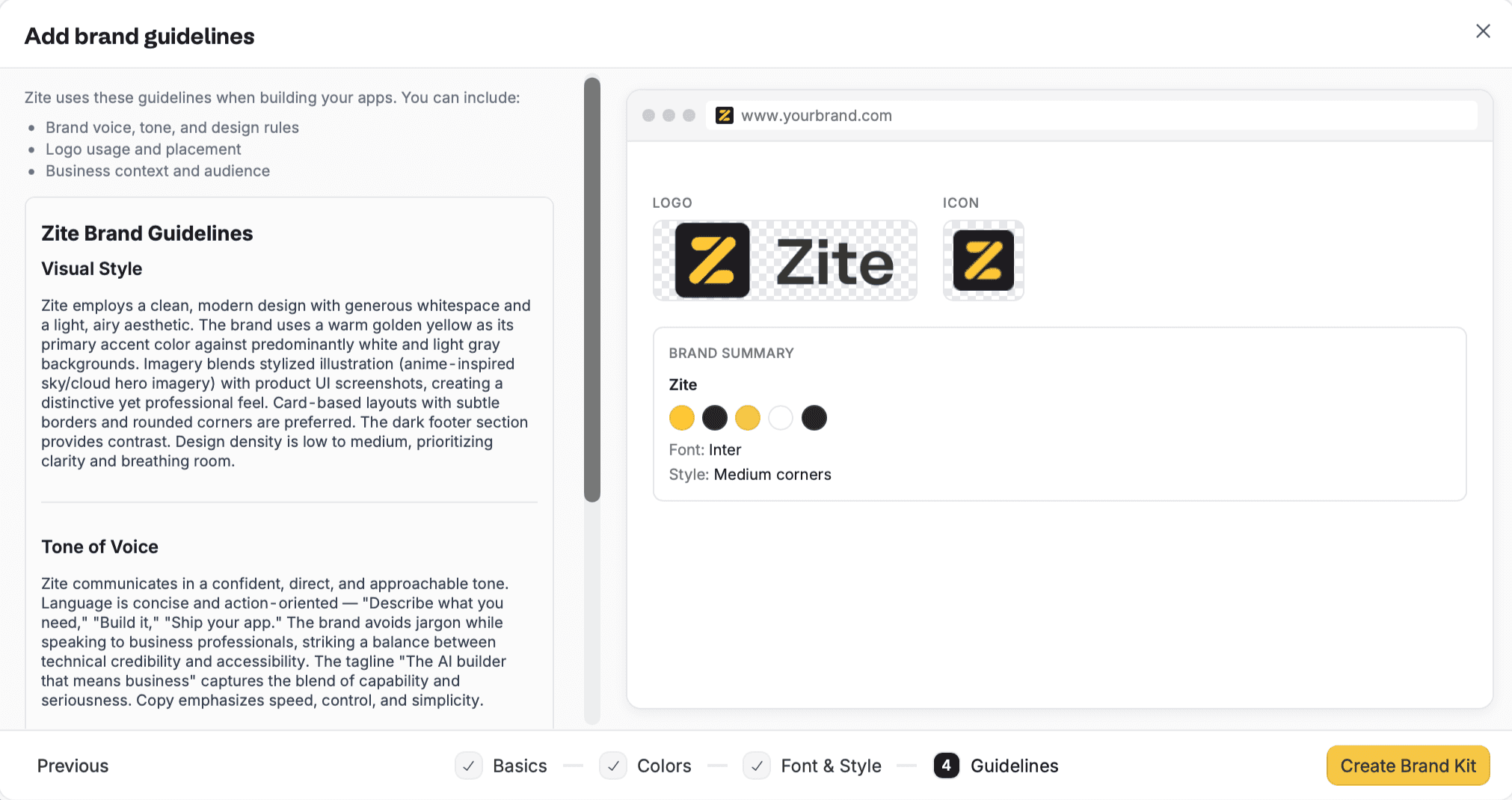 Design tools - Zite