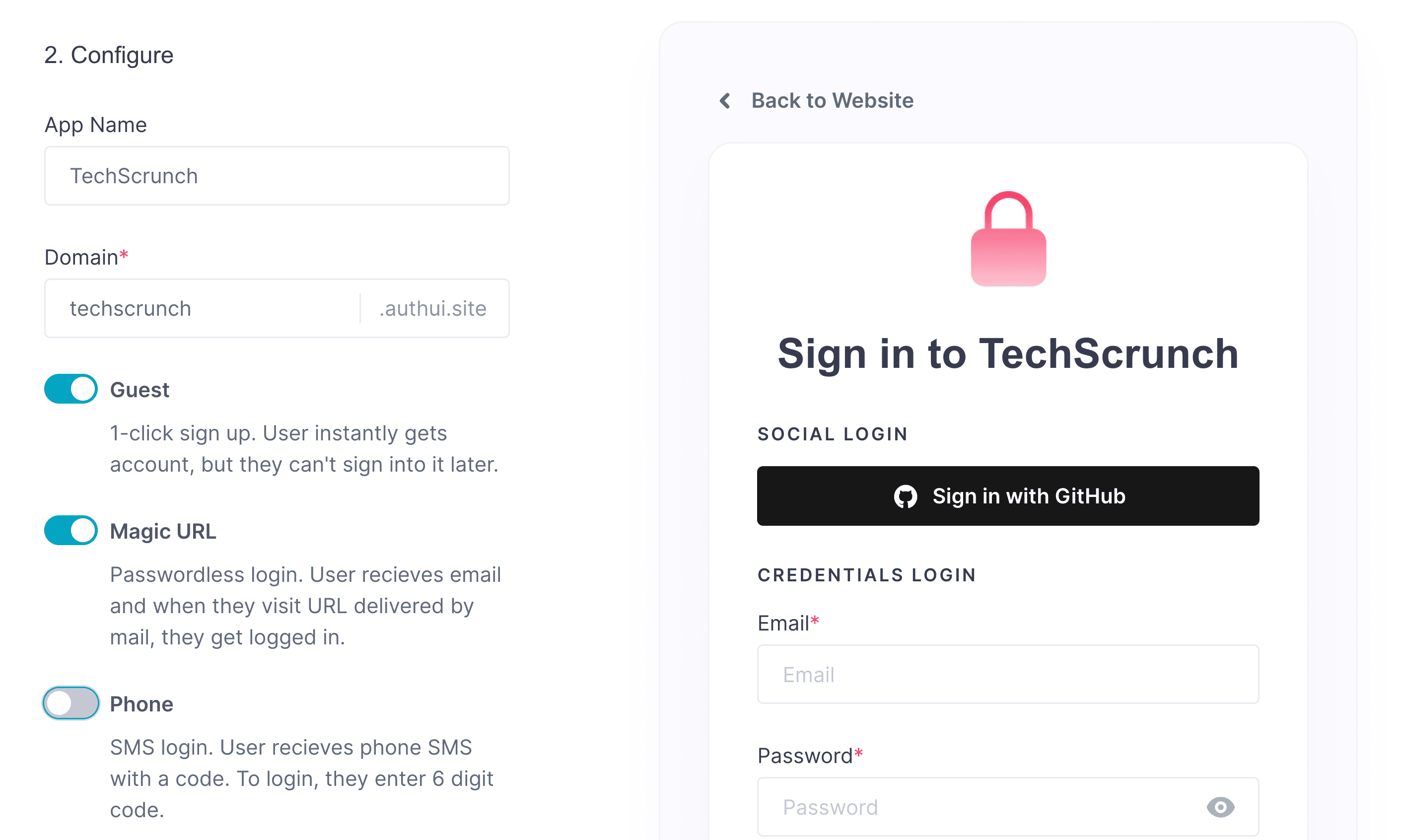 Auth UI