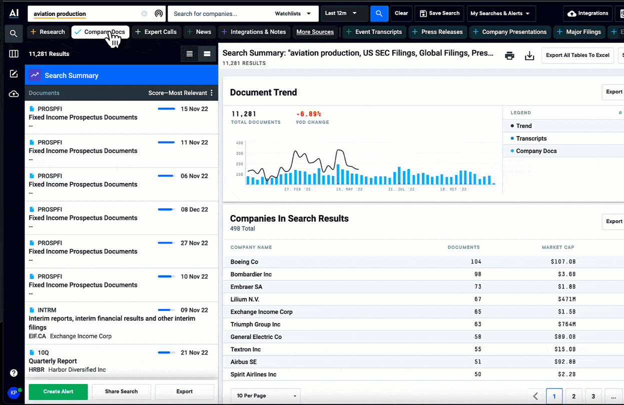 How to Monitor Companies with Ease with AlphaSense