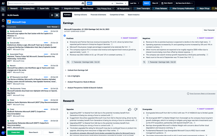 Using AlphaSense as a key tool for Competitive Intelligence
