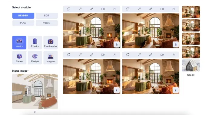 AI Interior Design