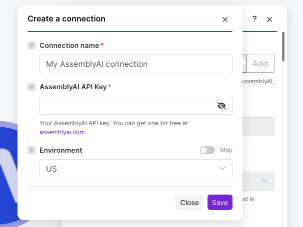 Integrate Make with AssemblyAI