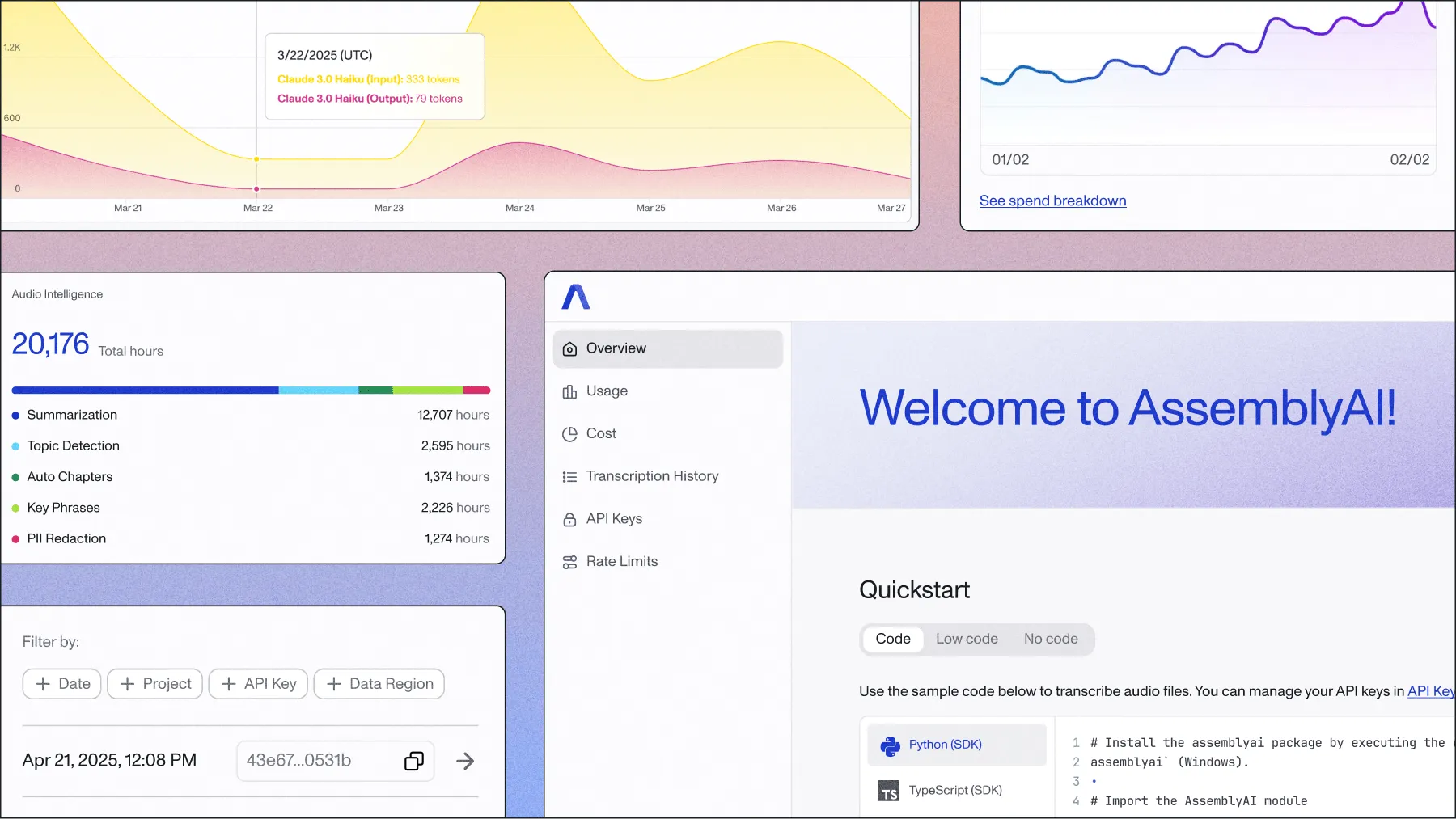 Announcing dashboard revamp & multiple API keys