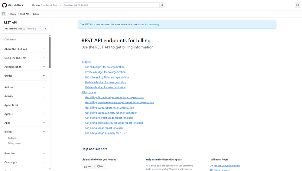 GitHub Admin UI + Billing API: Better together for smarter spend decisions