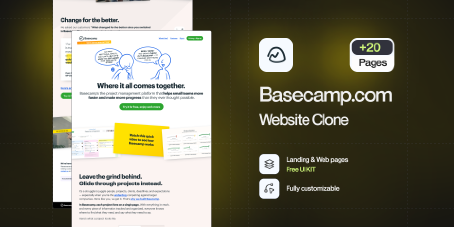 Basecamp.com → Web Pages UI