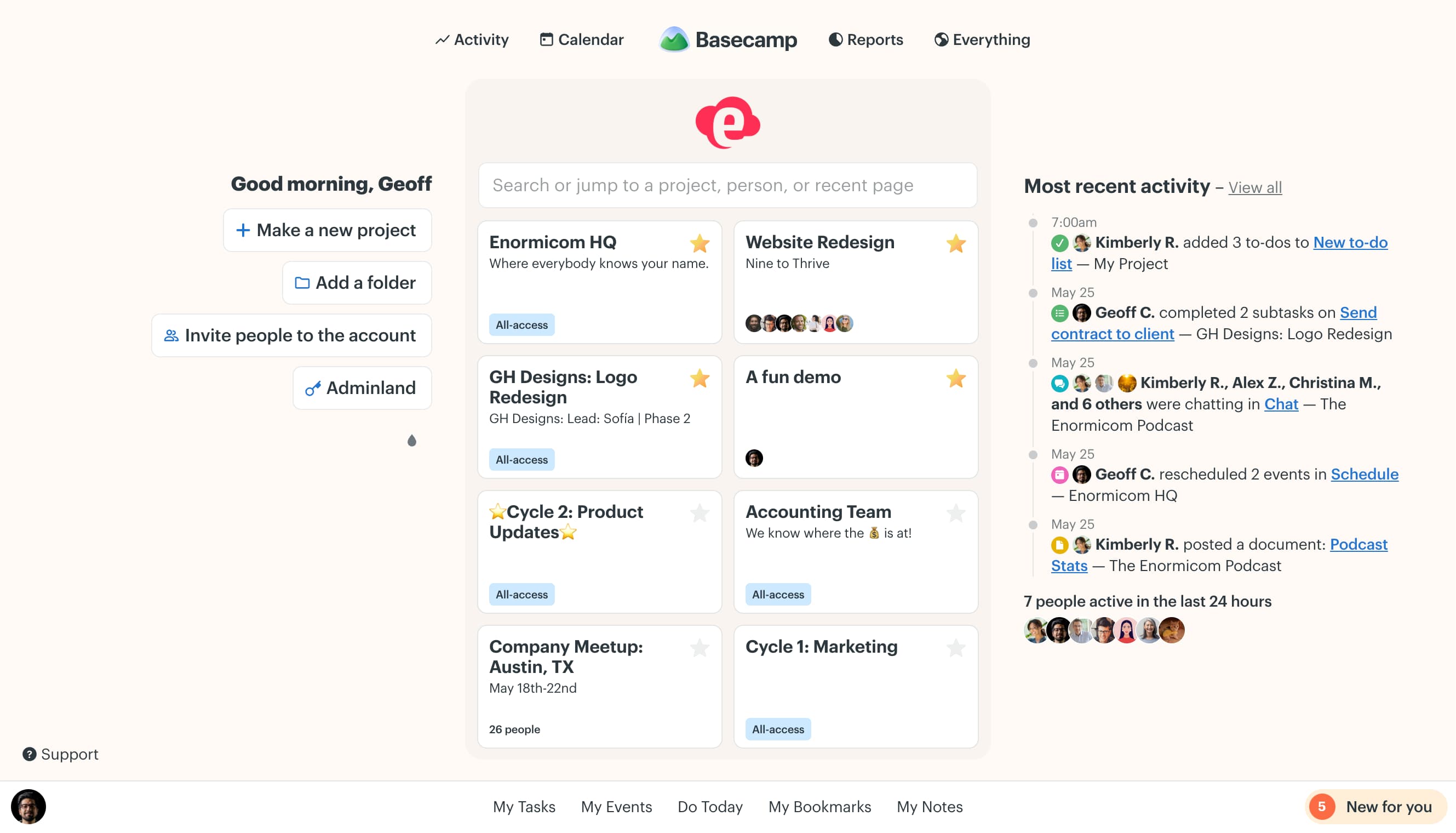 Basecamp — Basecamp 5 is all new for 2026