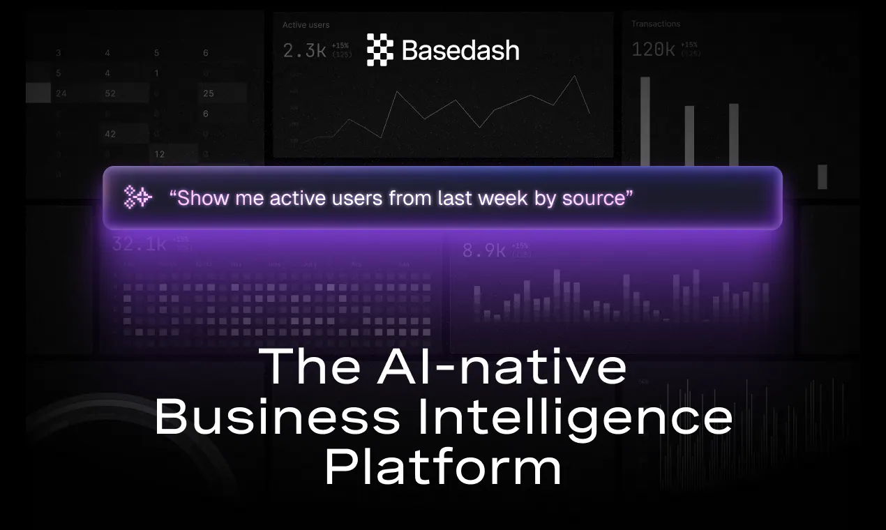 Introducing Basedash, the AI-native BI platform