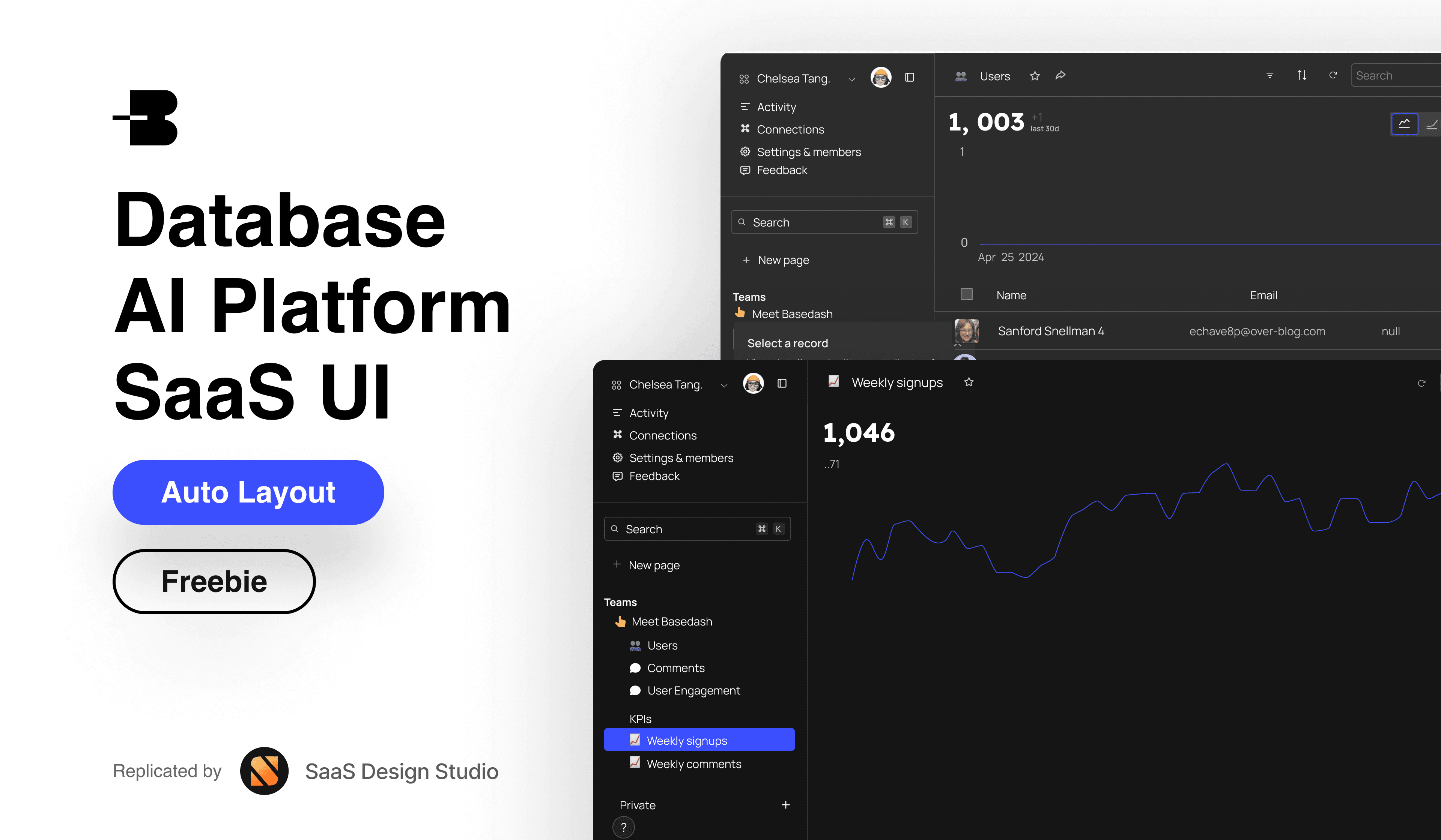 Basedash - AI Database SaaS UI