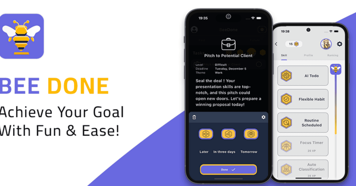 Unlock Productivity Magic ✨ with BeeDone: The Ultimate Habit Tracker & Task Master!