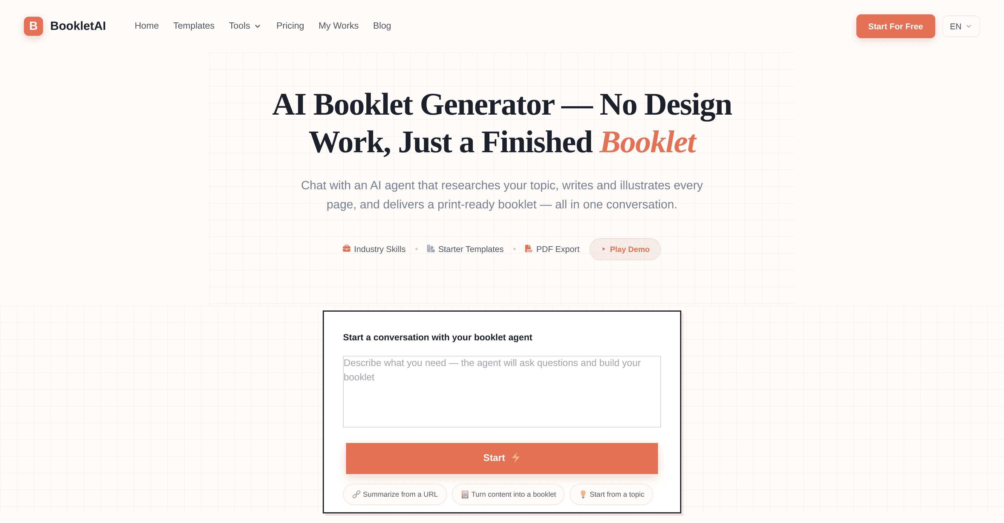 Booklet AI - Booklets