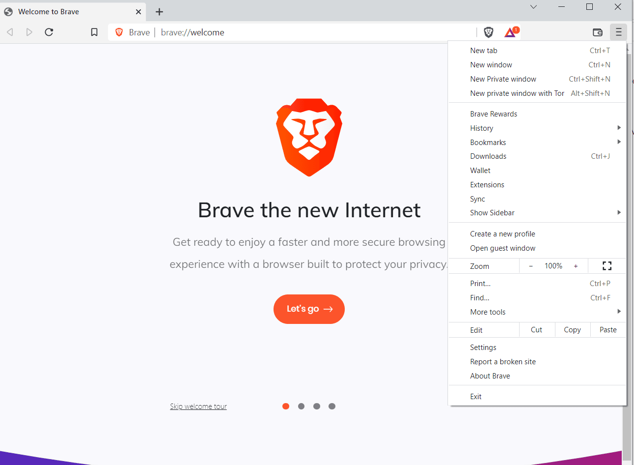 New brave browser UI of menu bar is downgrade to previous one. Requesting to revert to…