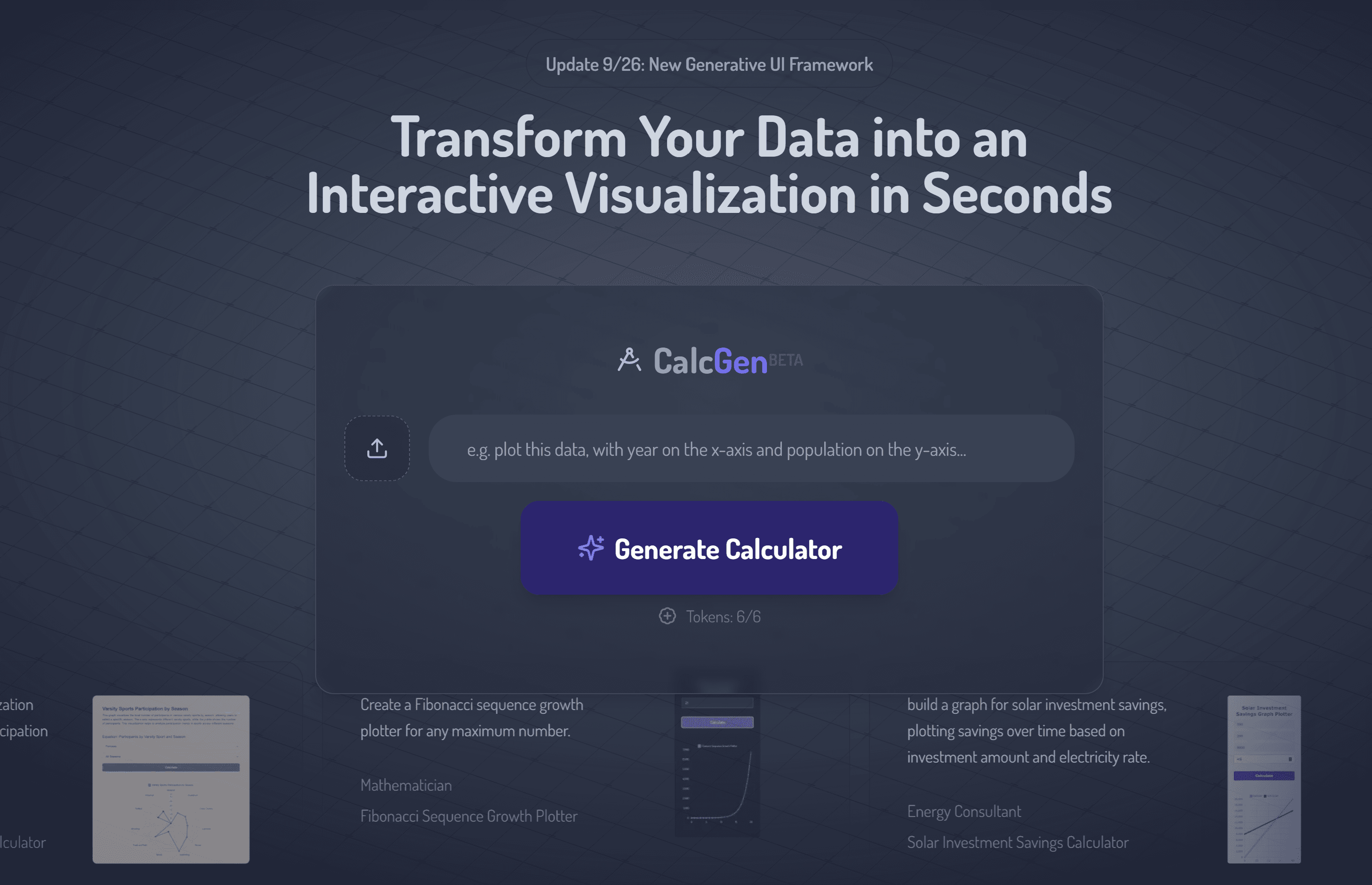 CalcGen AI: Create Interactive Charts, Graphs, Calculators, and Data Visualizations Ef…