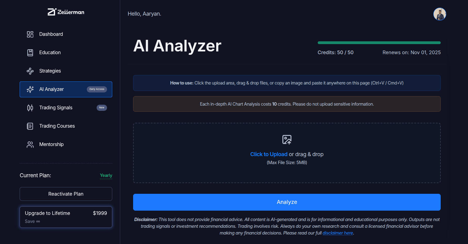 AI Chart Analyzer
