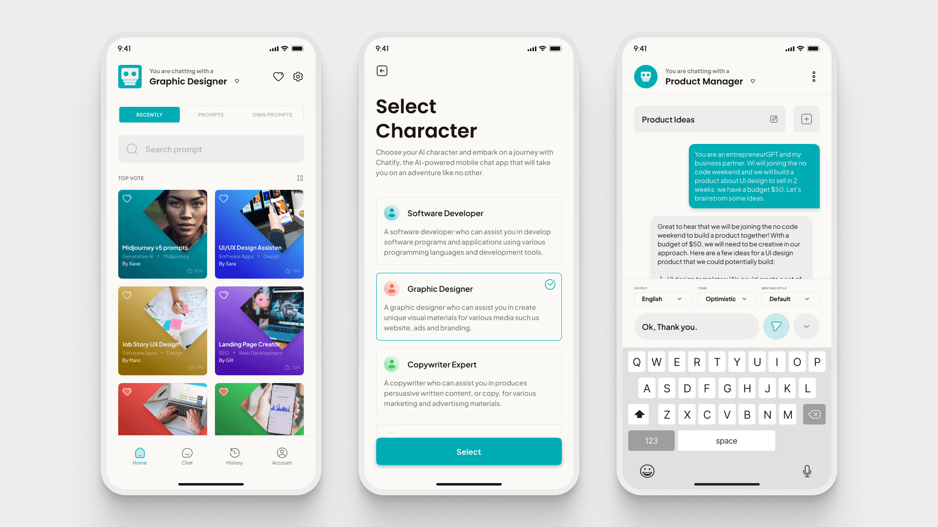AI Chat Mobile App UI Kit