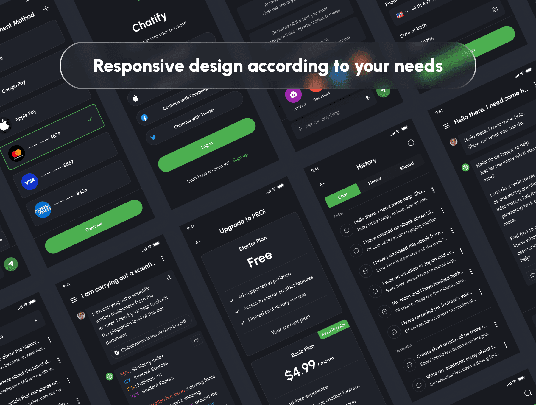 Chatify - AI Chatbot App UI Kit (Like ChatGPT & Google Bard) by Sobakhul Munir Siroj o…