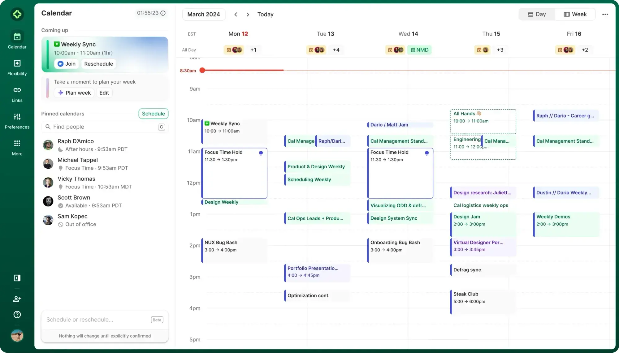Clockwise: AI Calendar Optimizer for Teams & Focus Time
