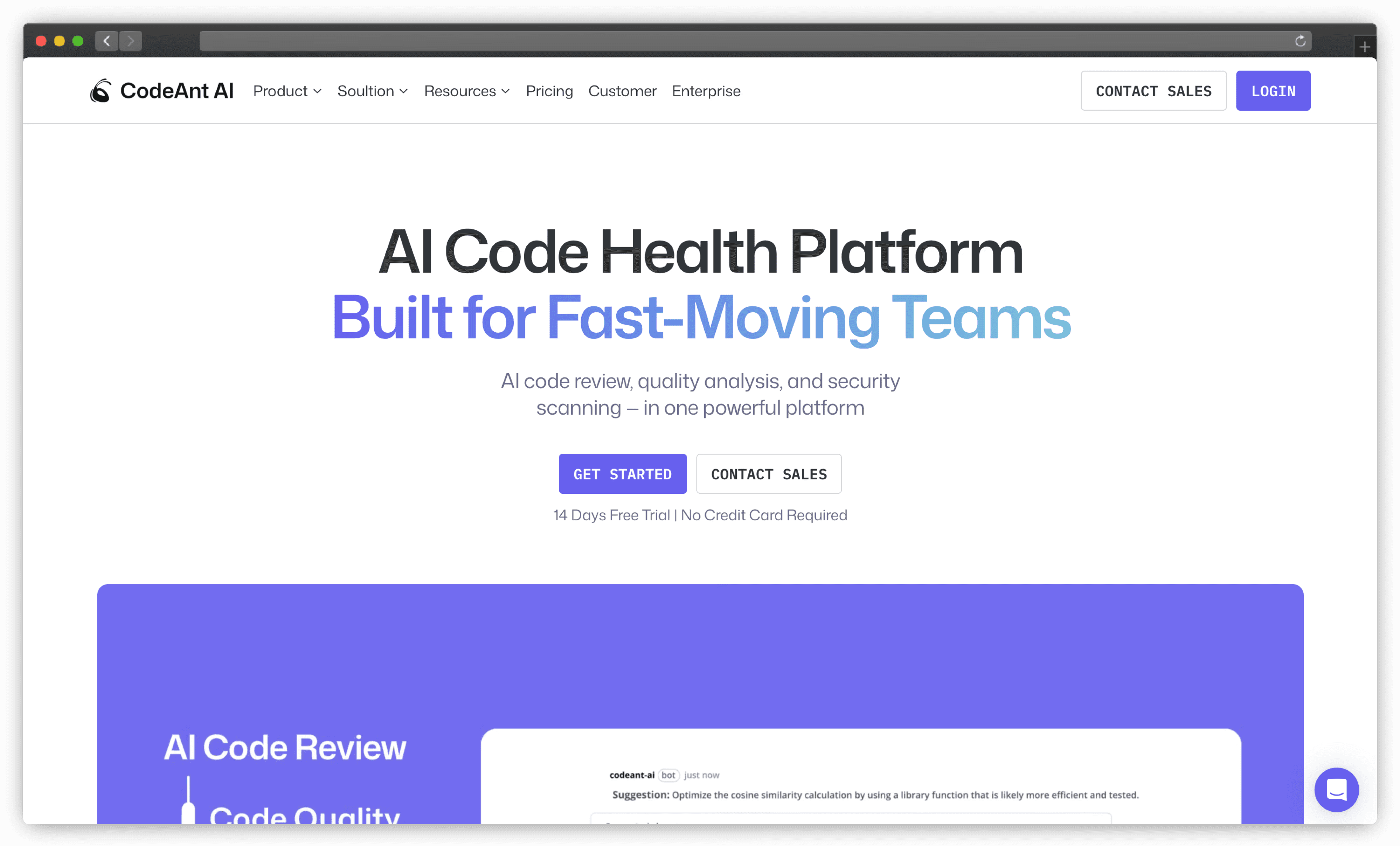 Github Copilot Code Review with CodeAnt AI