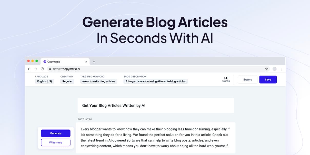 AI Copywriter & Content Writer