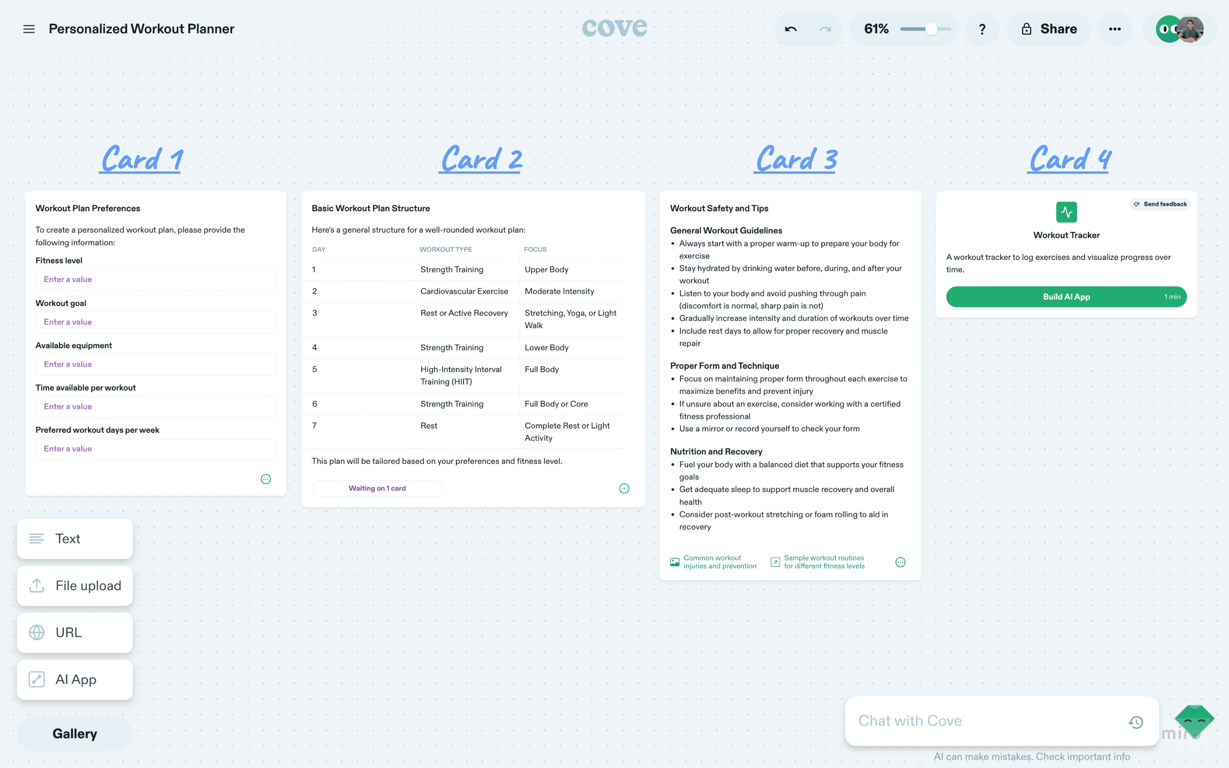 How I Built My ENTIRE Fitness Program With Cove AI in Just 15 Minutes