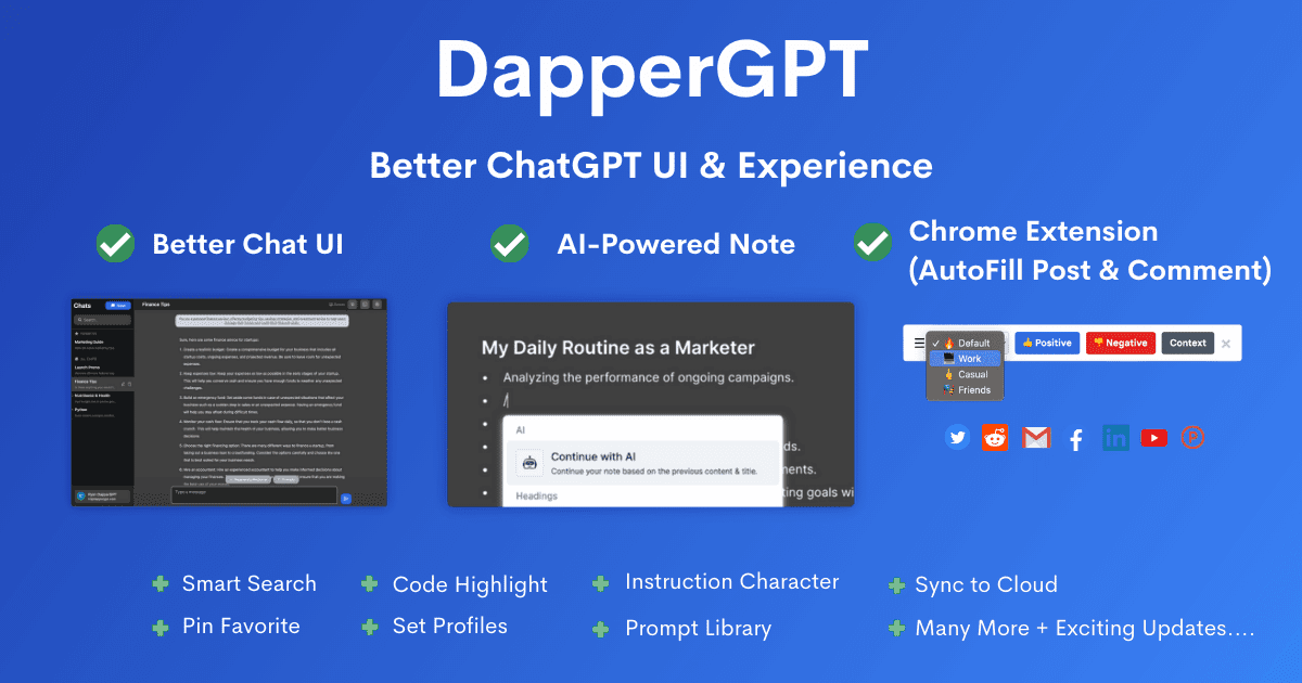 DapperGPT - An intuitive interface with...